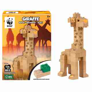 WWF Wood Brick Collectible Figures - Giraffe