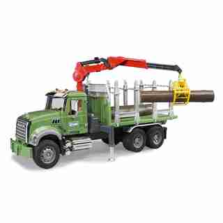 CAMION MACK GRANITE BOIS AVEC BOIS DE GRUE