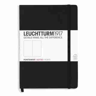 Bullet Journal Hardcover Notebook A5, Black