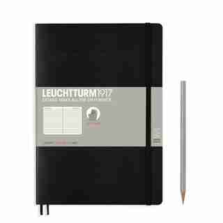 Leuchtturm1917 Couverture Souple Ligné B5 Noir