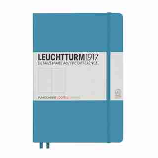 Medium A5 Bullet Journal Notebook, Nordic Blue