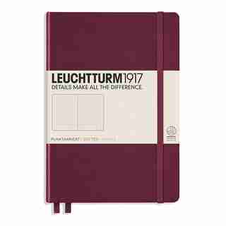 MEDIUM A5 DOTTED JOURNAL PORT RED