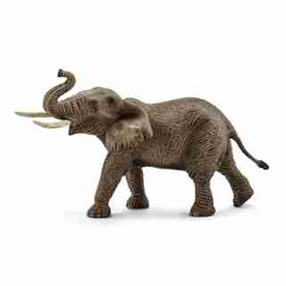 Schleich African Elephant Male Figurine