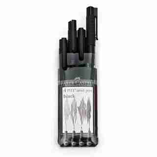 Black Pitt Artist Pen 4 Pack