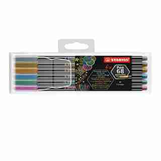 STABILO PEN 68 METALLIC 6MCX