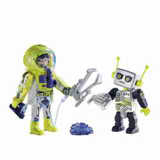 Playmobil Astronaut and Robot Duo Pack