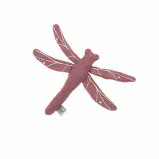 Lassig Garden Explorer Rattle and Crinkle Toy - Dragon-Fly Red