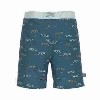 Lassig Splash & Fun Board Shorts - Sea Snake Blue Baby 18-36 Months