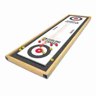 Curling Canada ENSEMBLE DE CURLING DE TABLE DE LUXE EN BOIS