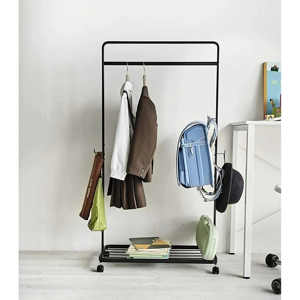 Rolling Coat Rack, Black by Yamazaki Home Gifts www.chapters.indigo.ca