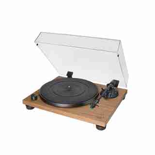 Fully Manual Belt-Drive Turntable Walnut veneer