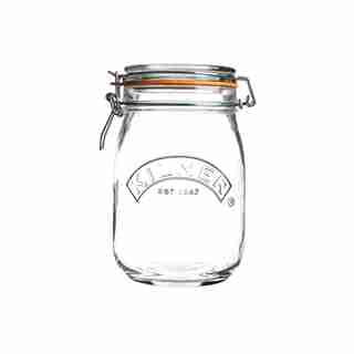 Bocal Rond avec Armature Métal (1 Litre)
