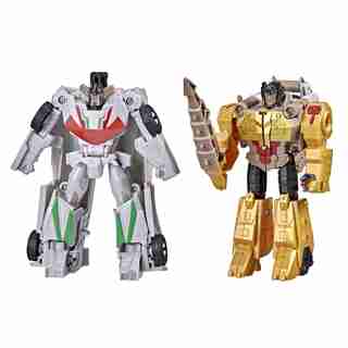 Transformers Bumblebee Cyberverse Adventures Dinobots Unite Toys Dino Combiners Wheelgrim 2-Pack