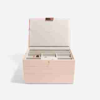 Classic Set of 3 Jewellery Box, Blush