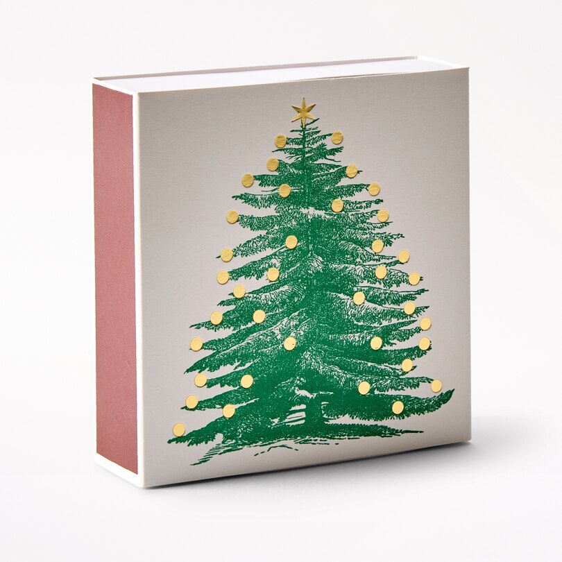 Christmas Tree Square Matchbox