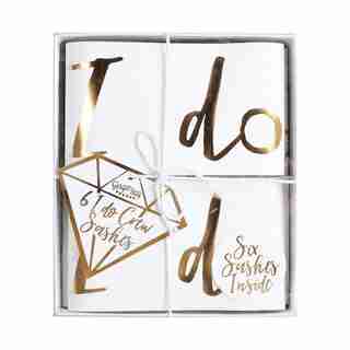 GINGER RAY - LOT DE 6 ECHARPES I DO CREW POUR EVJF