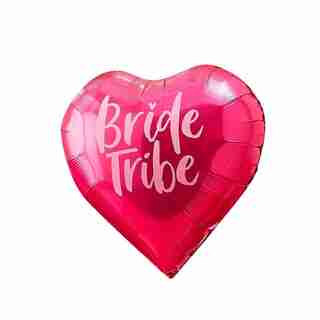 GINGER RAY- LOT DE 6 ECHARPES ROSE VIF MOTIF BRIDE TRIBE
