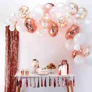 GINGER RAY BALLOON ARCH ROSE GOLD