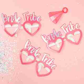 GINGER RAY - GOBELETS AMUSANTS MOTIF BRIDE TRIBE/EQUIPE DE LA MARIEE