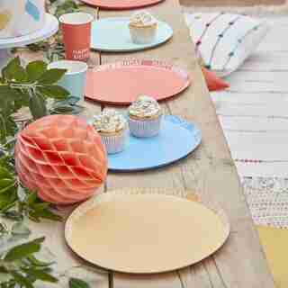 Plaques en papier ECO - Joyeux anniversaire RIM - Couleurs mixtes
