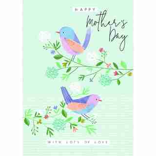 Mother's Day Card Mothers Day Birds