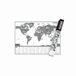 SCRATCH MAP OF THE F*#?ING WORLD