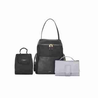 Storksak Allysa Black Convertible Backpack