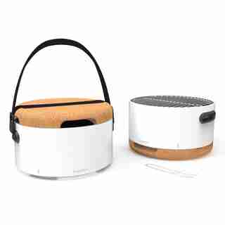 Portable Tabletop BBQ White