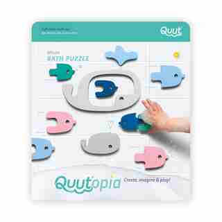 Quutopia Puzzle de bain de baleine