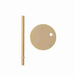 STRAW LID FOR TRITAN GLASS/CUP, BEIGE