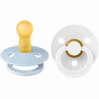 Suces Bibs Emballage de 2 bleu bébé / Blanc 6-18 mois