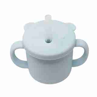Glitter & Spice Grow with Me Silicone Cup - Ice Blue