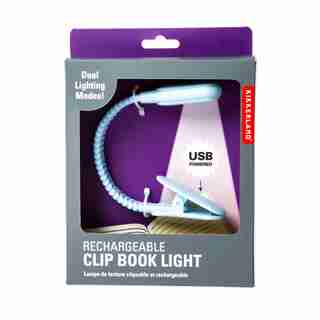 LAMPE DE LECTURE RECHARGEABLE BLEUE