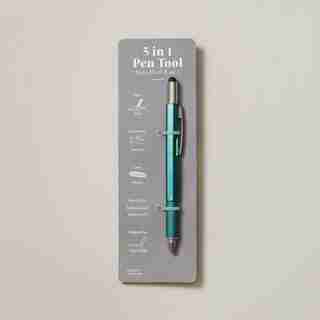5 IN 1 TOOL PEN, GREEN