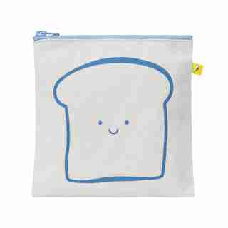 Zip Snack Sack - 'Bread' Blue (Sandwich Size)