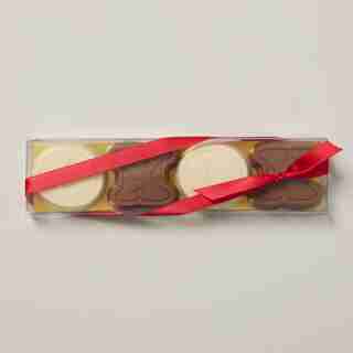 XOXO Milk and White Chocolates (4 pcs.)