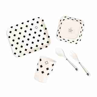 Bamboo Fiber Tableware 5 Piece Gift Sets