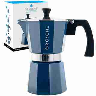 MILANO Stovetop 6 Cup Espresso Maker, Blue