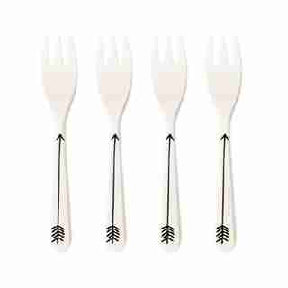 Bamboo Fiber Set of 4 Forks