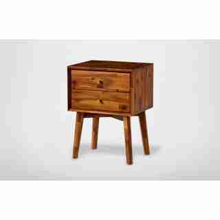 Wooden Nightstand, Cortado