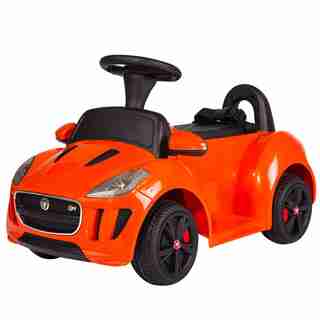 Mini Jaguar F-TYPE Electric Ride On Toy Car (Orange)