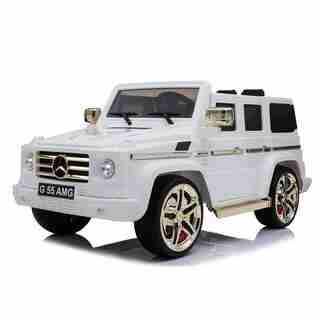 Mercedes-Benz G55 AMG Electric Ride On Toy Car (Golden&White Limited Edition)