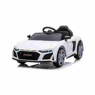 12V Audi R8 Fully loaded Electric Ride On Toy Car, White