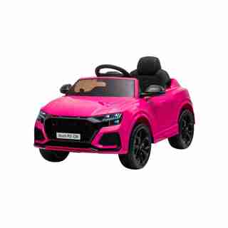 12V Audi RS Q8 Electric Ride On Toy Car, Pink
