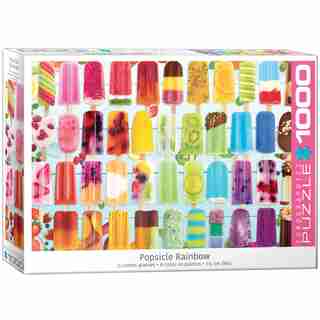 Rainbow Popsicle 1000 Piece Puzzle