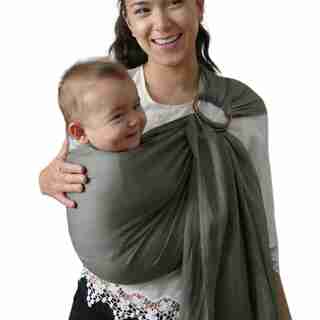 Potter & Pehar Linen Ring Sling, Cypress
