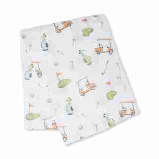 Swaddle en mousseline de coton - Golf