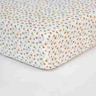 Drap de lit de bébé en mousseline de coton, Floral Ancien