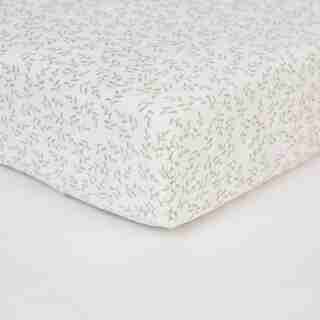 Lulujo - Drap de lit de bébé en mousseline de coton -Verdure