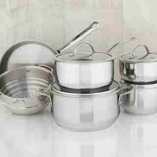 Meyer Nouvelle Stainless Steel 10-Piece Set, Made in Canada